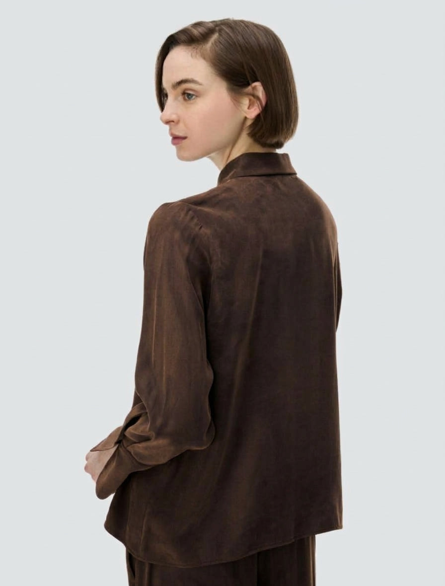 I BLUES Camicia Donna IBLFIORE Marrone