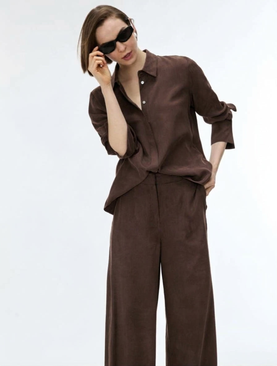 I BLUES Camicia Donna IBLFIORE Marrone