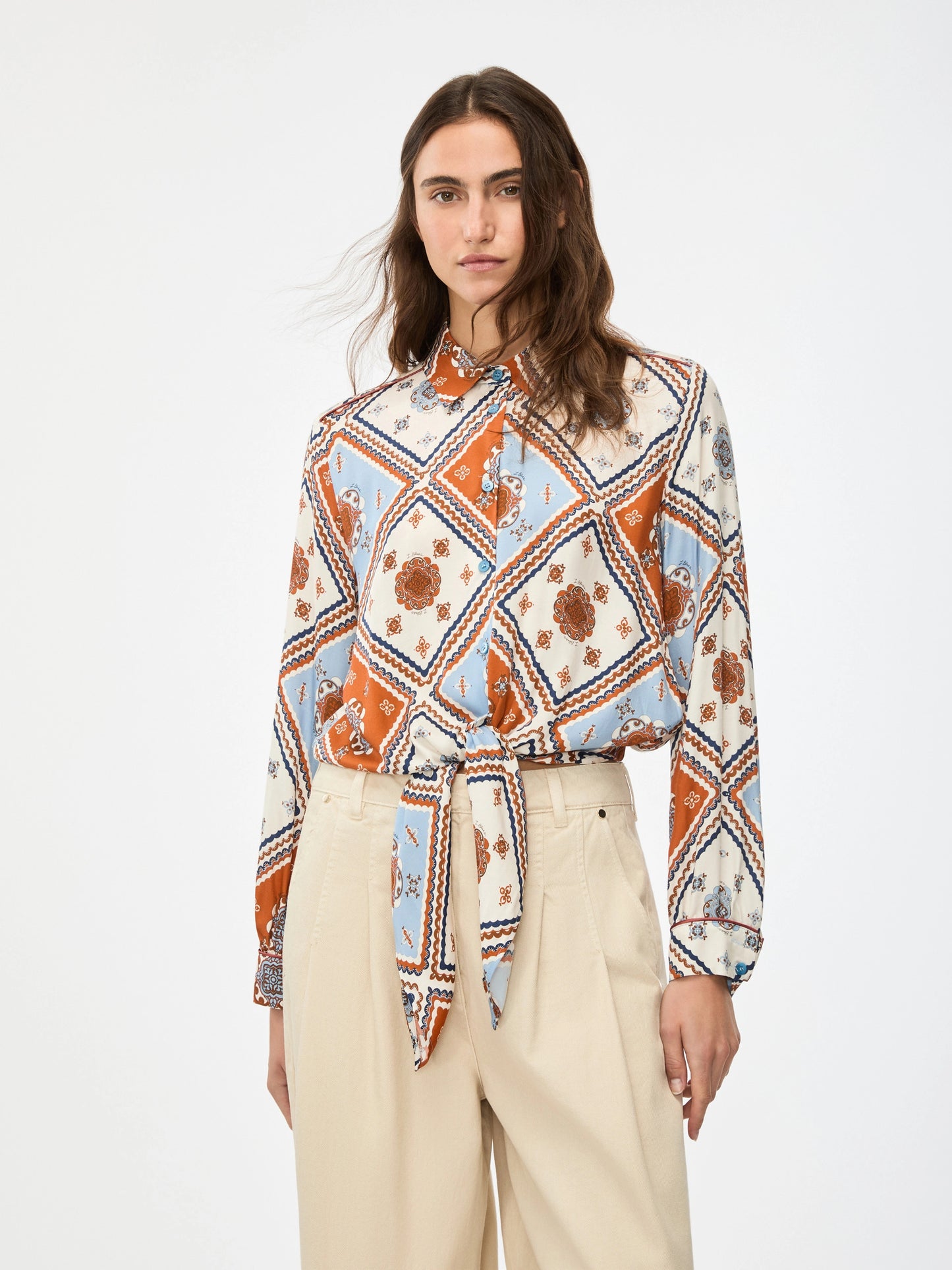 I BLUES Camicia IBLPATTINO Celeste