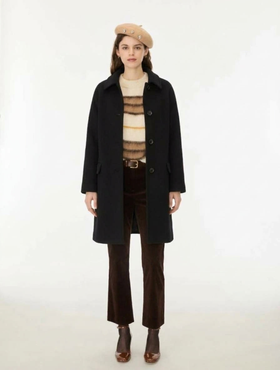 I BLUES Cappotto Donna IBLELLISSE1 Nero