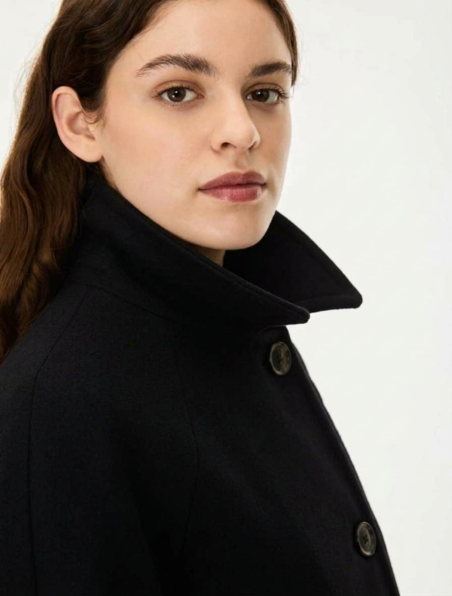 I BLUES Cappotto Donna IBLELLISSE1 Nero