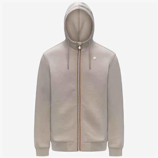 K-WAY Felpa Uomo RAINER SPACER K2141DW Beige Cashmere XP2