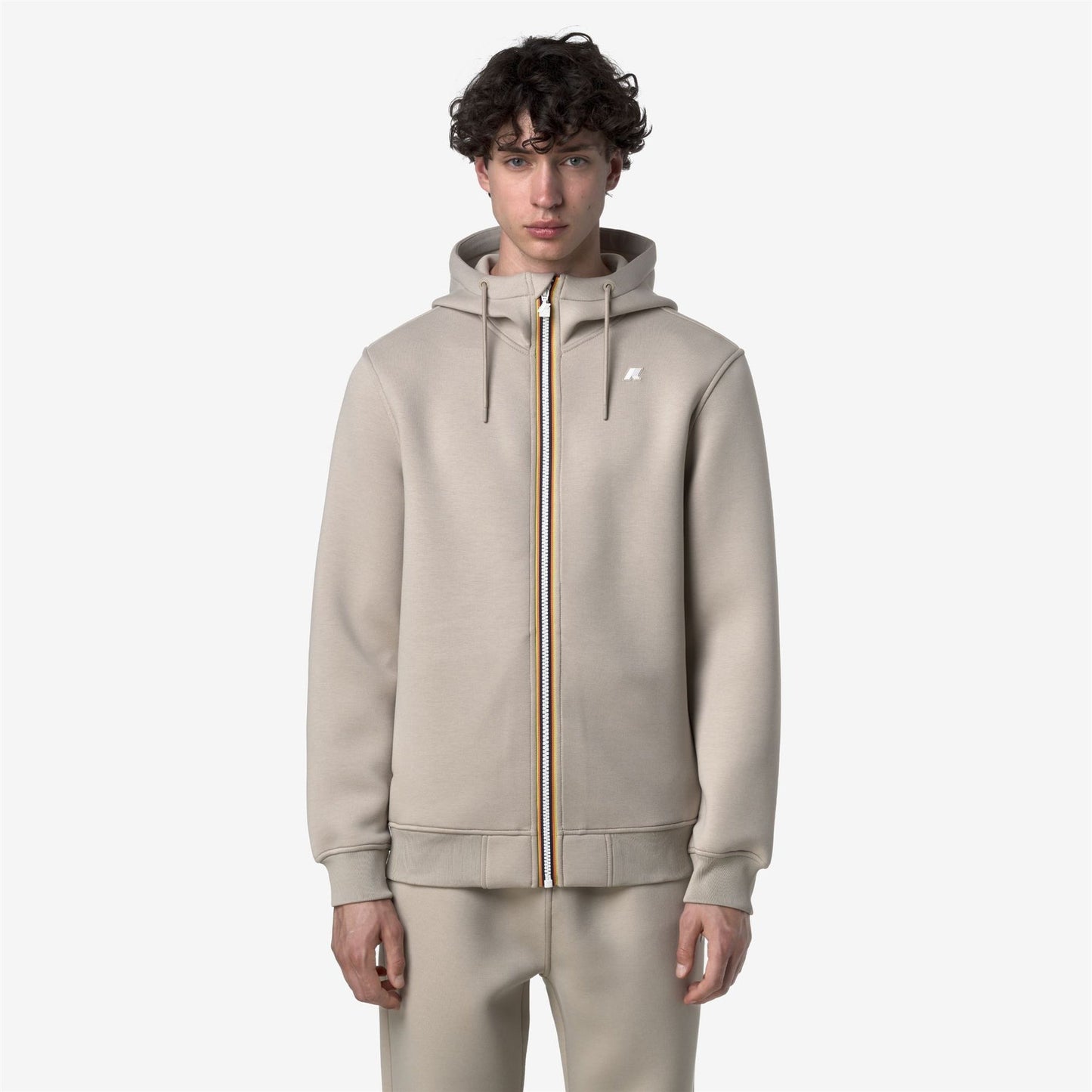 K-WAY Felpa Uomo RAINER SPACER K2141DW Beige Cashmere XP2
