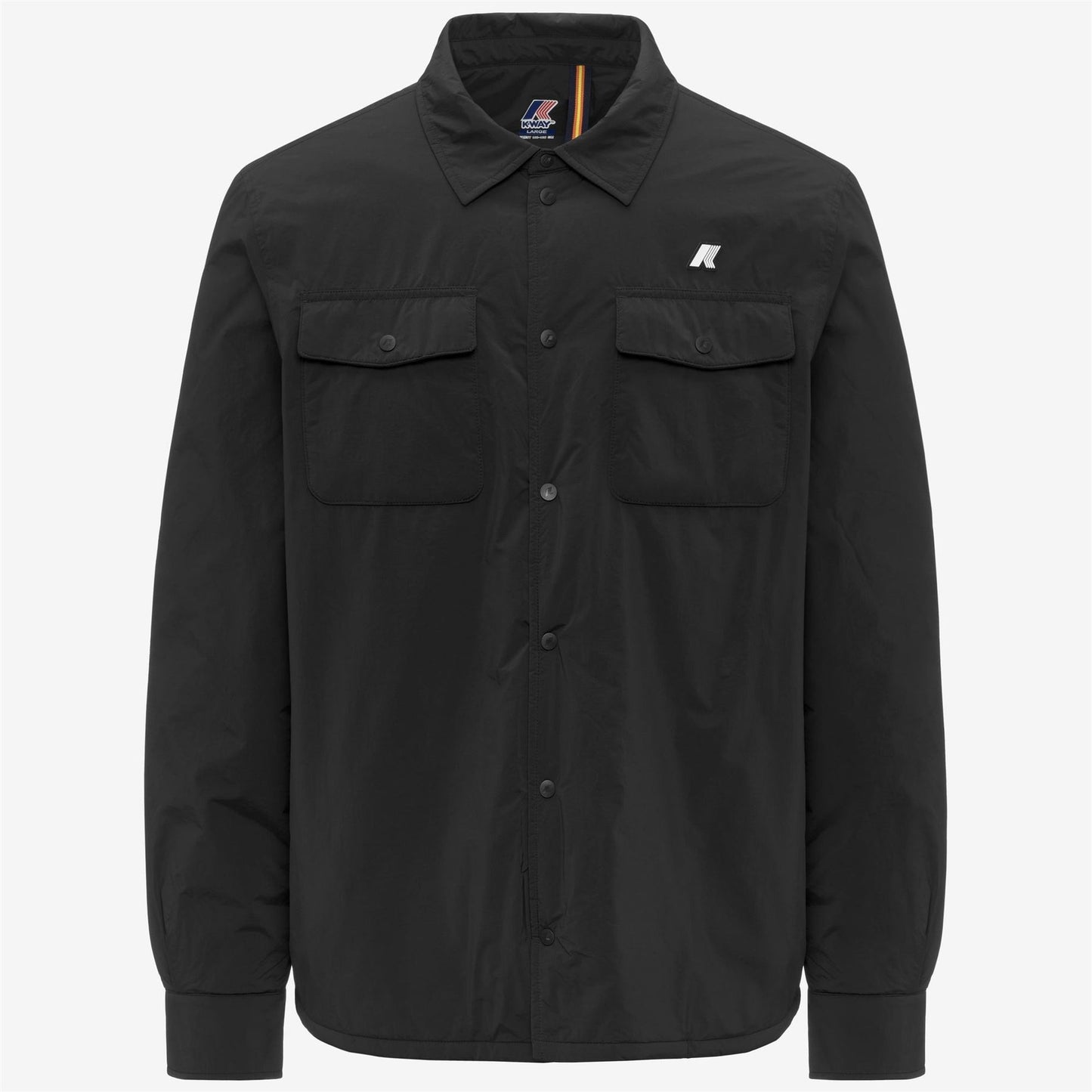 K-WAY Men's Jacket UMBERT PLAIN WARM K2136JW Black Pure USY