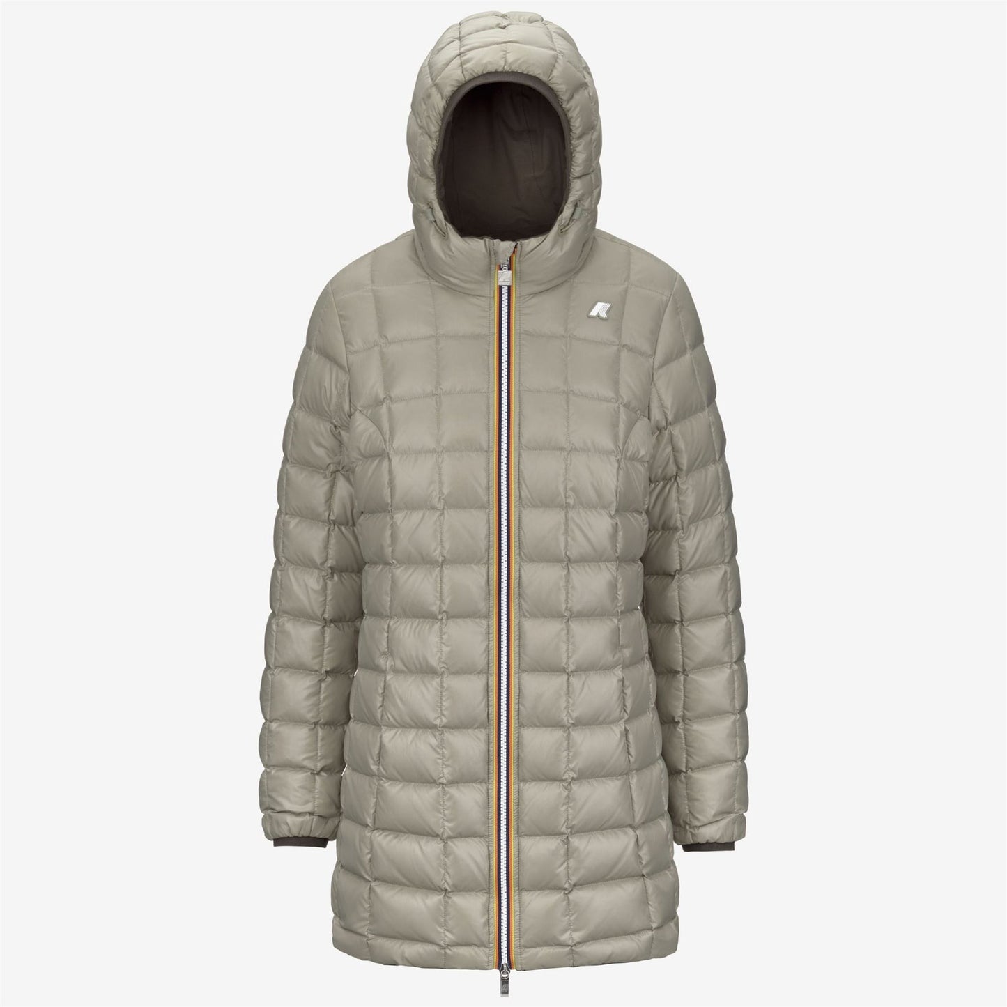 K-WAY Women's Jacket DENISE ST THERMO DOUBLE K8134CW Black Olive Green Oak B42