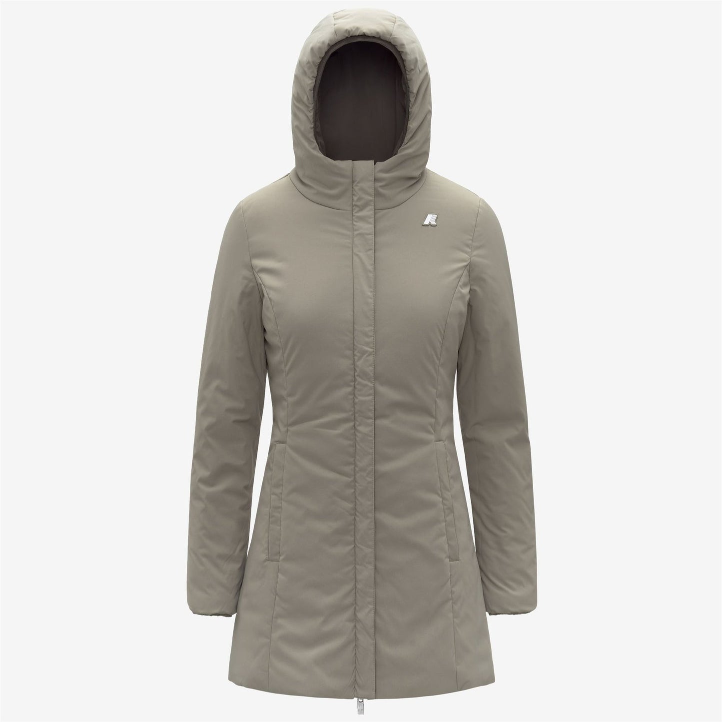 K-WAY Women's Jacket DENISE ST WARM DOUBLE K6128UW Black Olive Green Oak B42
