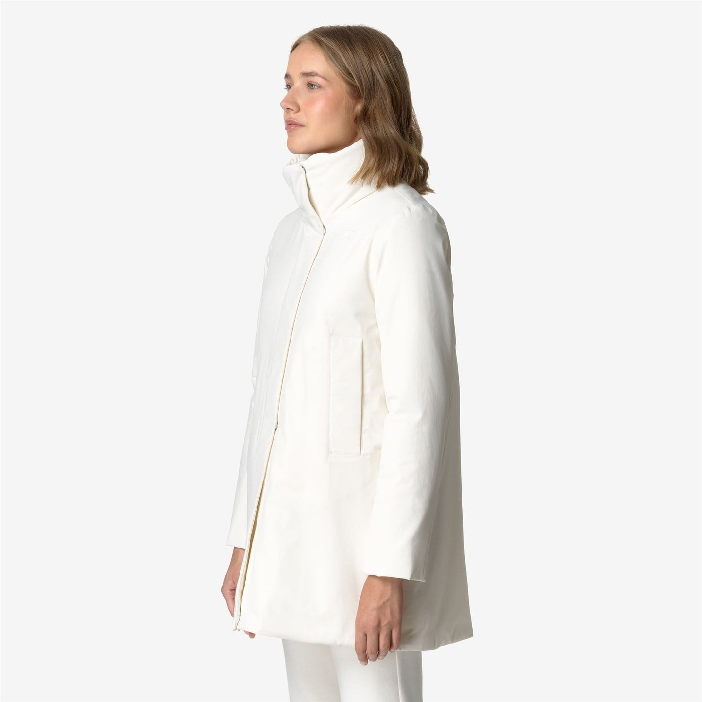 K-WAY Women's Jacket MARLA ST WARM K7125LW White Gardenia X42