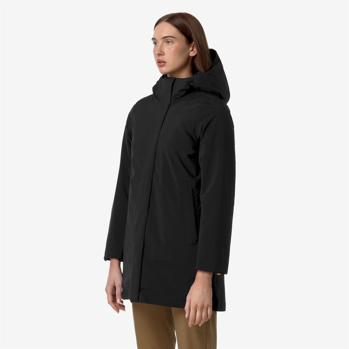 K-WAY Women's Jacket MATHIEL BONDED PADDED K5136DW Black Pure AT0