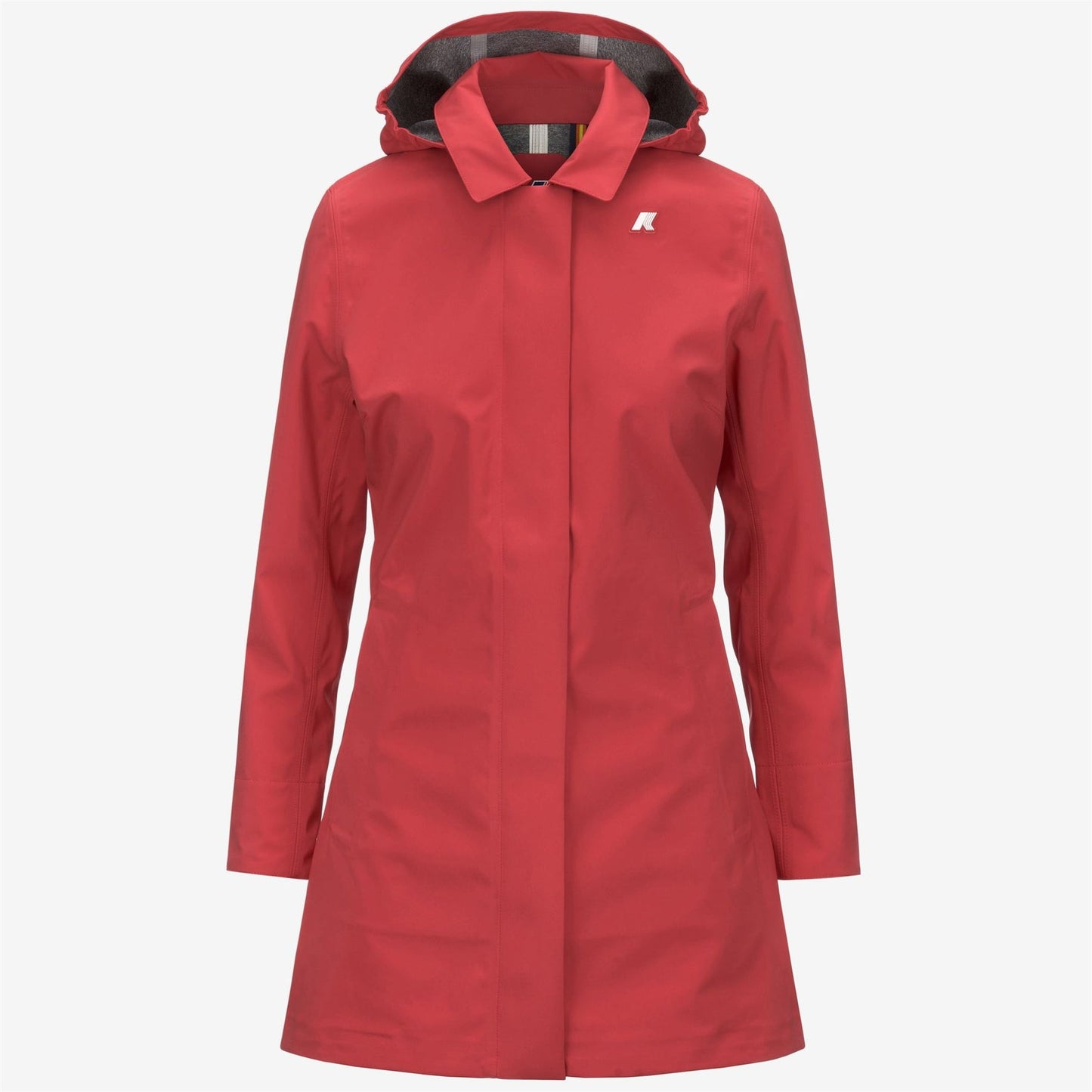 K-WAY Women's Jacket MATHY BONDED JERSEY K7127JW Red Jasper 703