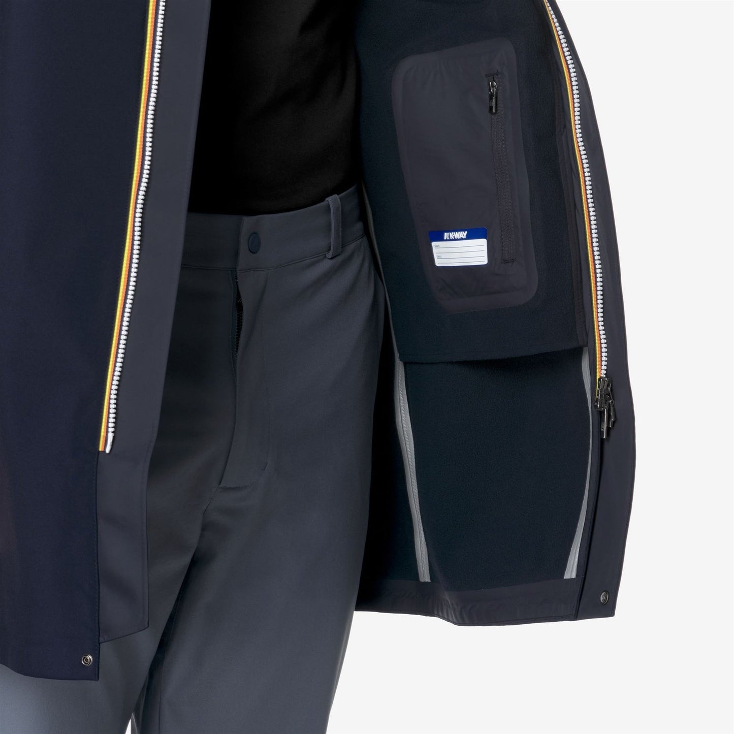 K-WAY Giaccone Uomo THOMAS BONDED K7126WW Blue Depht Blue Depht A2B