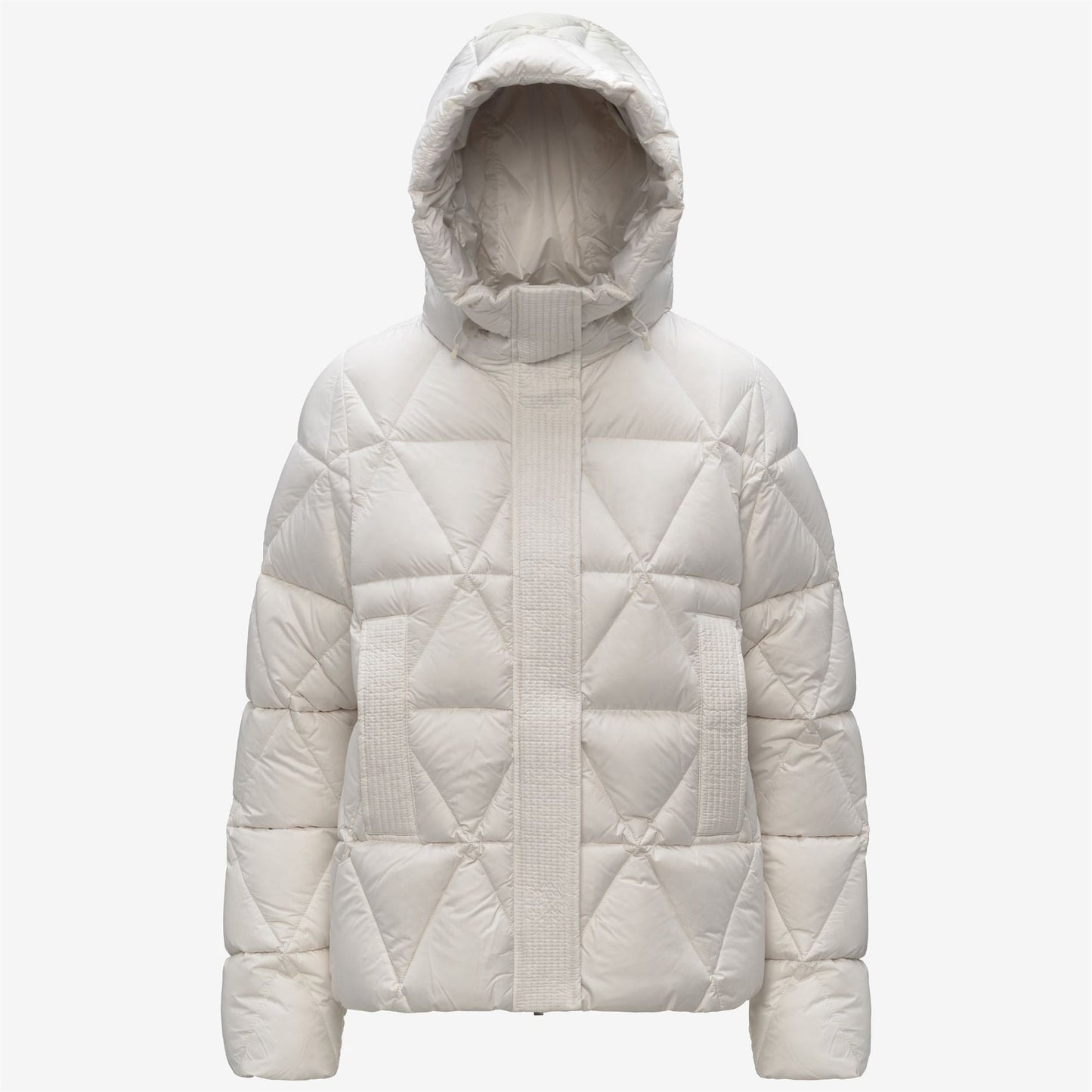 K-WAY Women's Jacket LETHILLE THERMO MICROFIBER K7136KW White Gardenia Combo B2Z