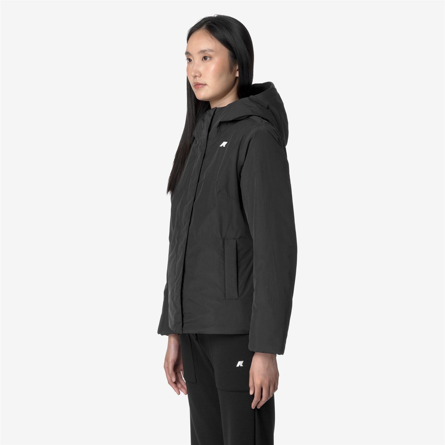 K-WAY Women's Jacket LIL SOFT TOUCH MARMOTTA K71324W Black P-Blue A AL8