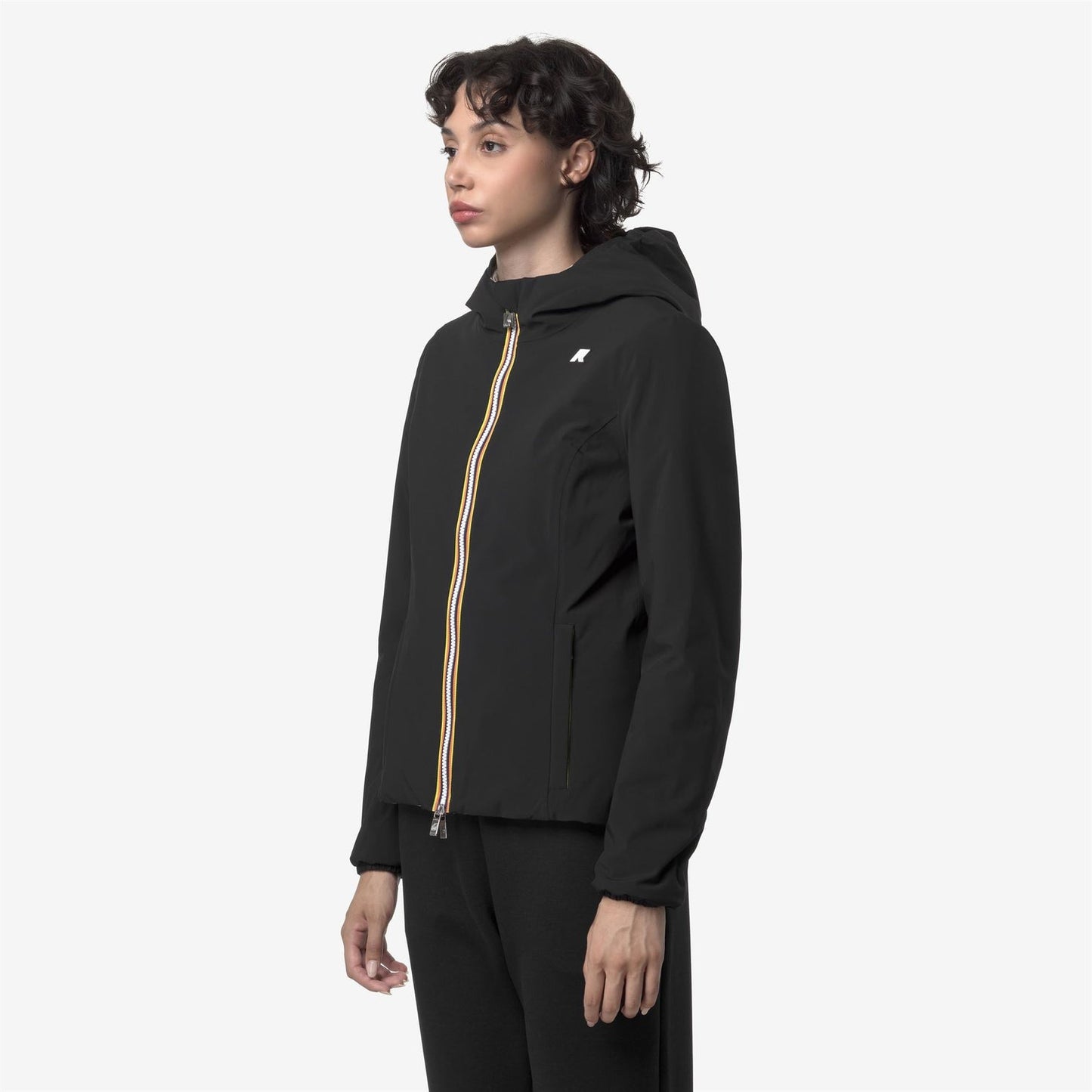 K-WAY Women's Jacket LILY ST WARM DOUBLE K6128TW Black Pure Beige Cashmere BC9