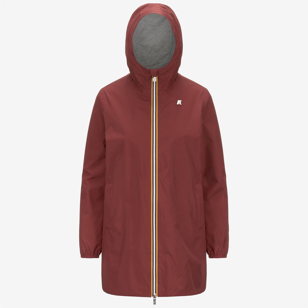K-WAY Giubbino Donna SOPHIE STRETCH POLY JERSEY K8133YW Red Brownish WNM
