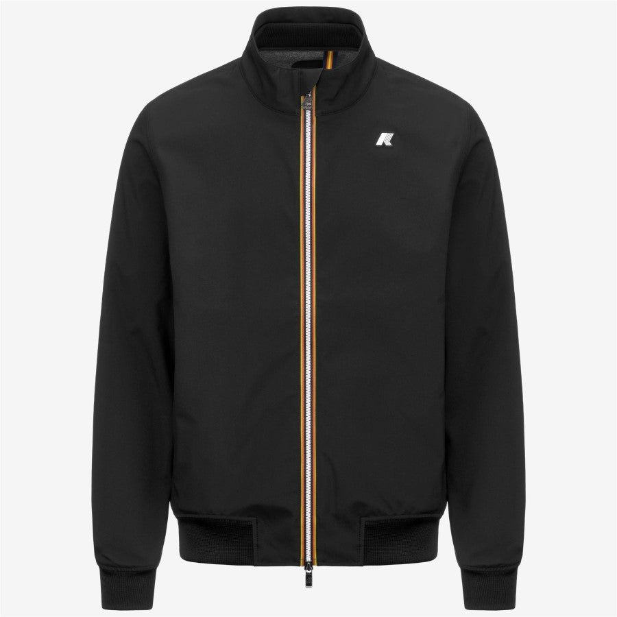 K-WAY Men's Jacket ARSENE BONDED JERSEY K5123HW Black Pure USY