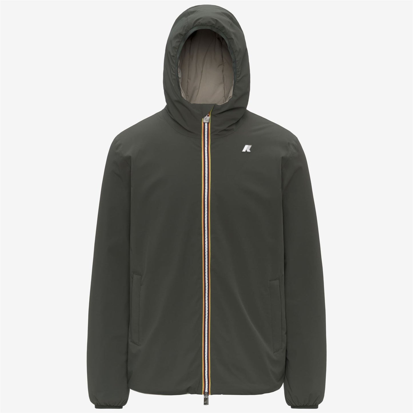 K-WAY Giubbino Uomo JACK ST WARM DOUBLE K6128VW Green Blackish Green Oak B2P