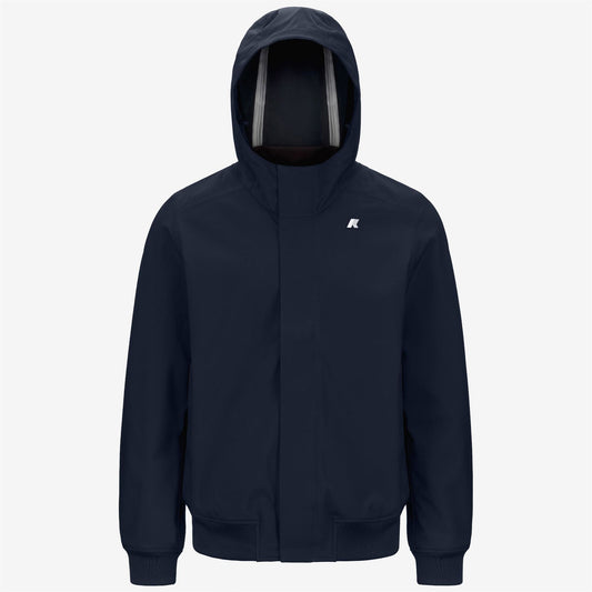 K-WAY Giubbino Uomo JOACHIM BONDED K3135KW Blue Depht Blue Depht K89