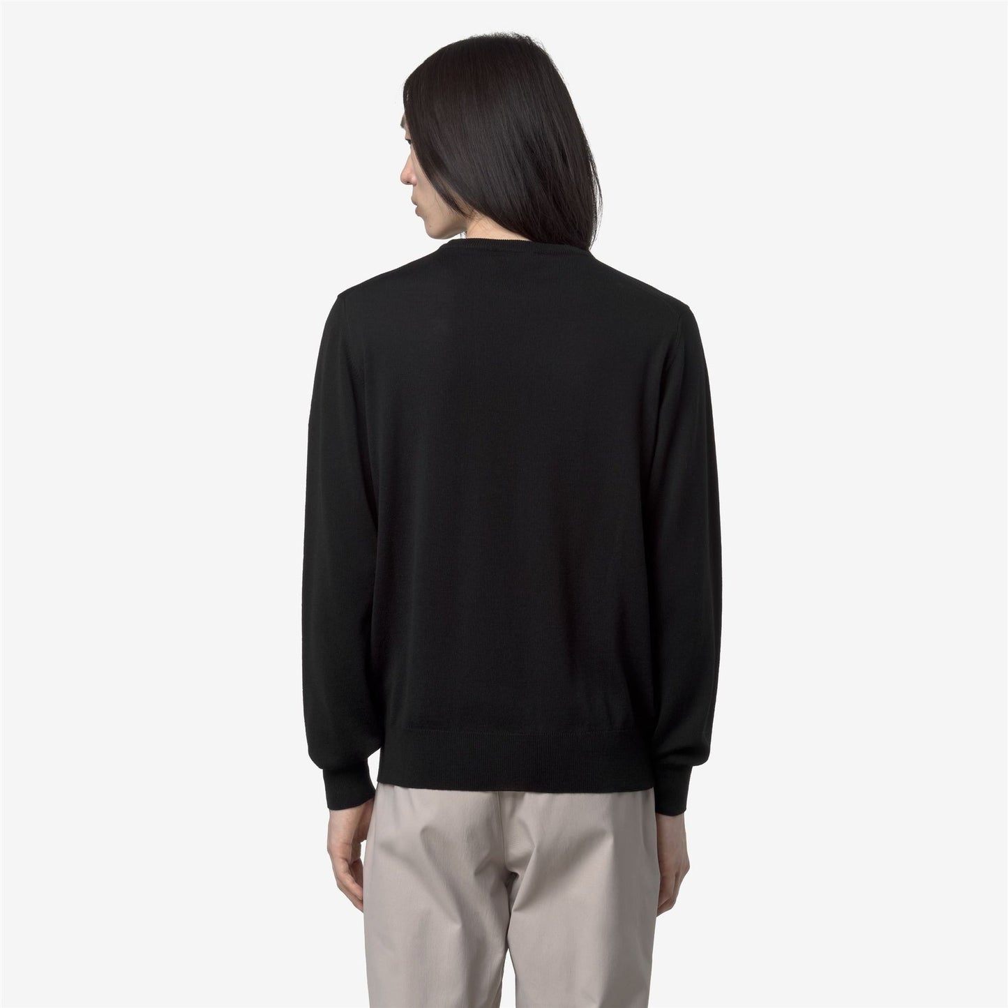 K-WAY Maglia Uomo SEBASTIEN MERINO K2142EW Black Pure USY