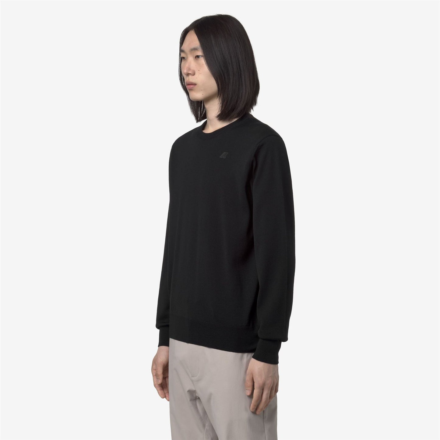 K-WAY Maglia Uomo SEBASTIEN MERINO K2142EW Black Pure USY
