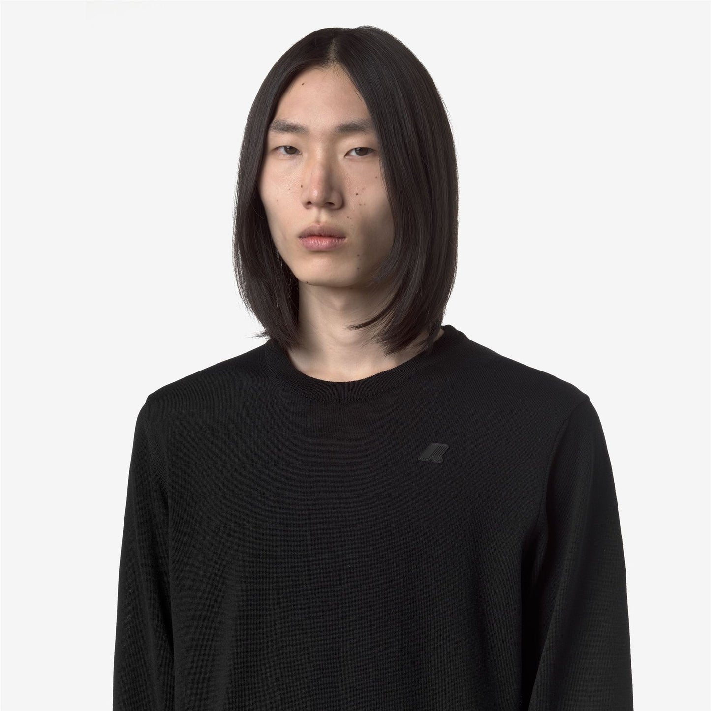 K-WAY Maglia Uomo SEBASTIEN MERINO K2142EW Black Pure USY
