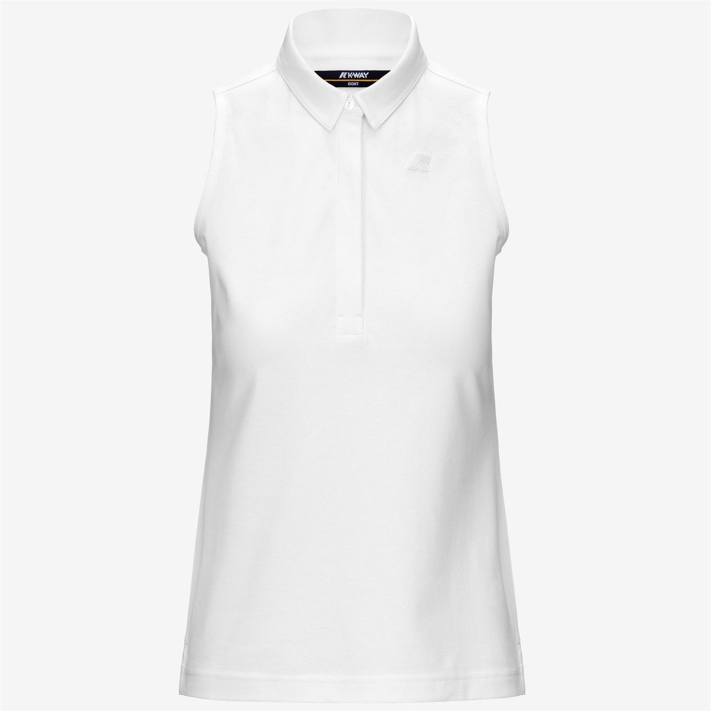 K-WAY Women's Polo Shirt ADOUR PIQUE K1127HW White 001