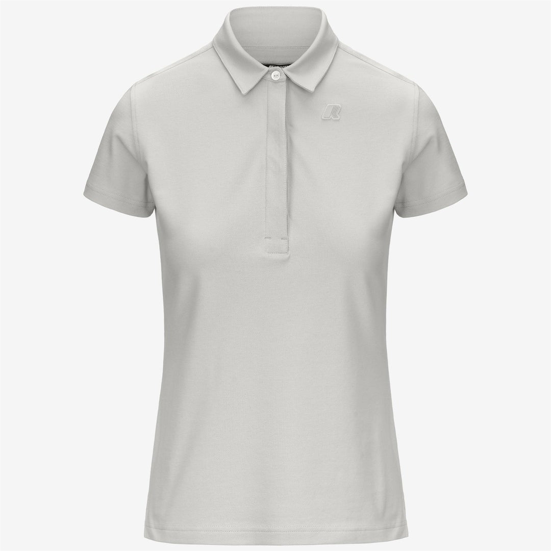 K-WAY Women's Polo Shirt AMEDEA PIQUE K1127GW Beige LT 634