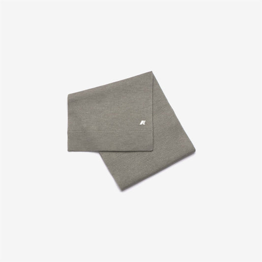 K-WAY Sciarpa Uomo ETIENNE CARDIGAN STITCH WOOL K4136FW GREEN OAK MELANGE KAM