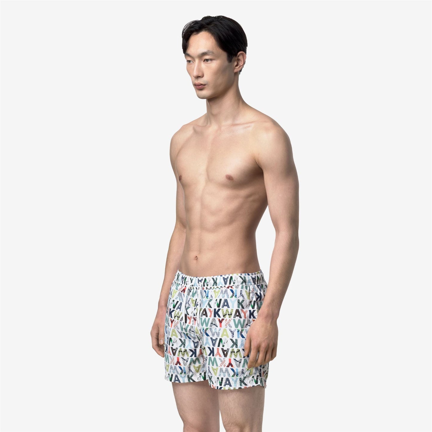 K-WAY Costume Boxer HAZEL GRAPHIC BEACH K2158GW Graphic Lettering C12