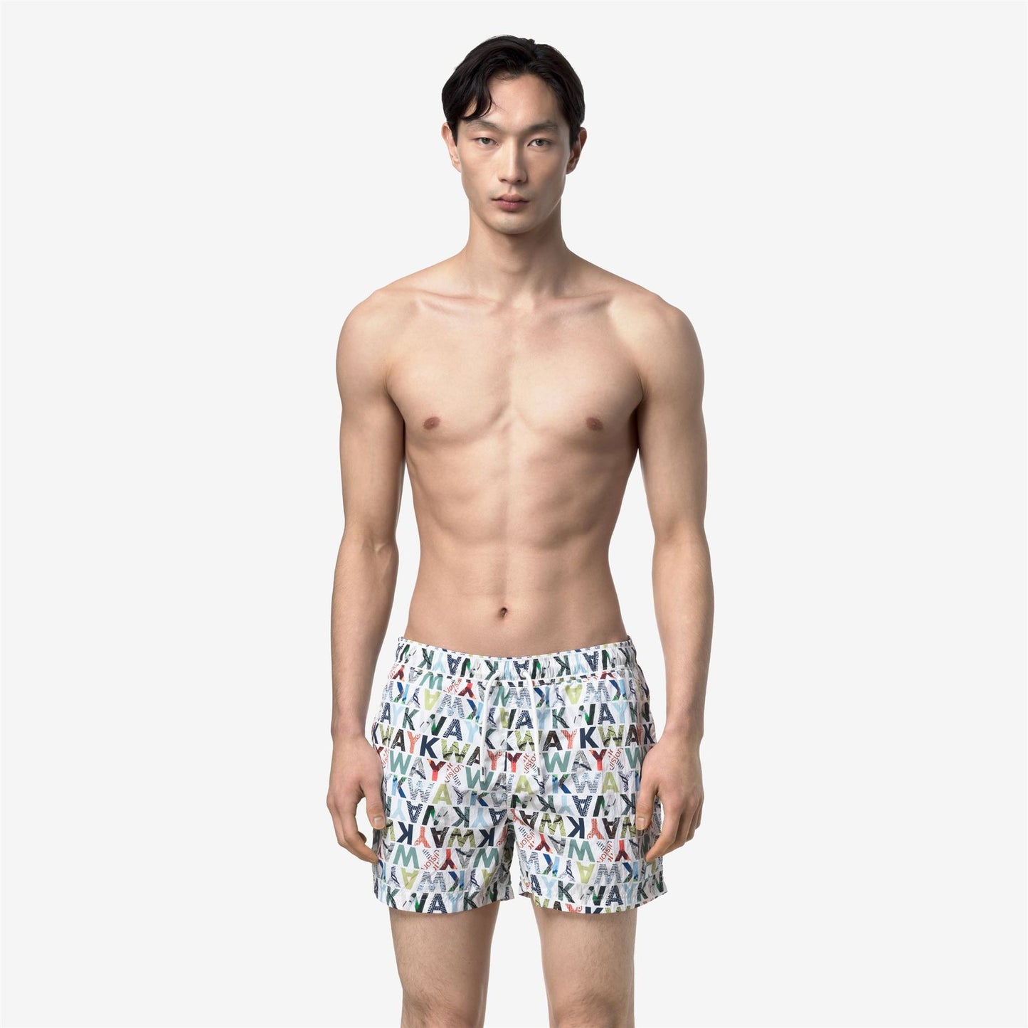 K-WAY Costume Boxer HAZEL GRAPHIC BEACH K2158GW Graphic Lettering C12