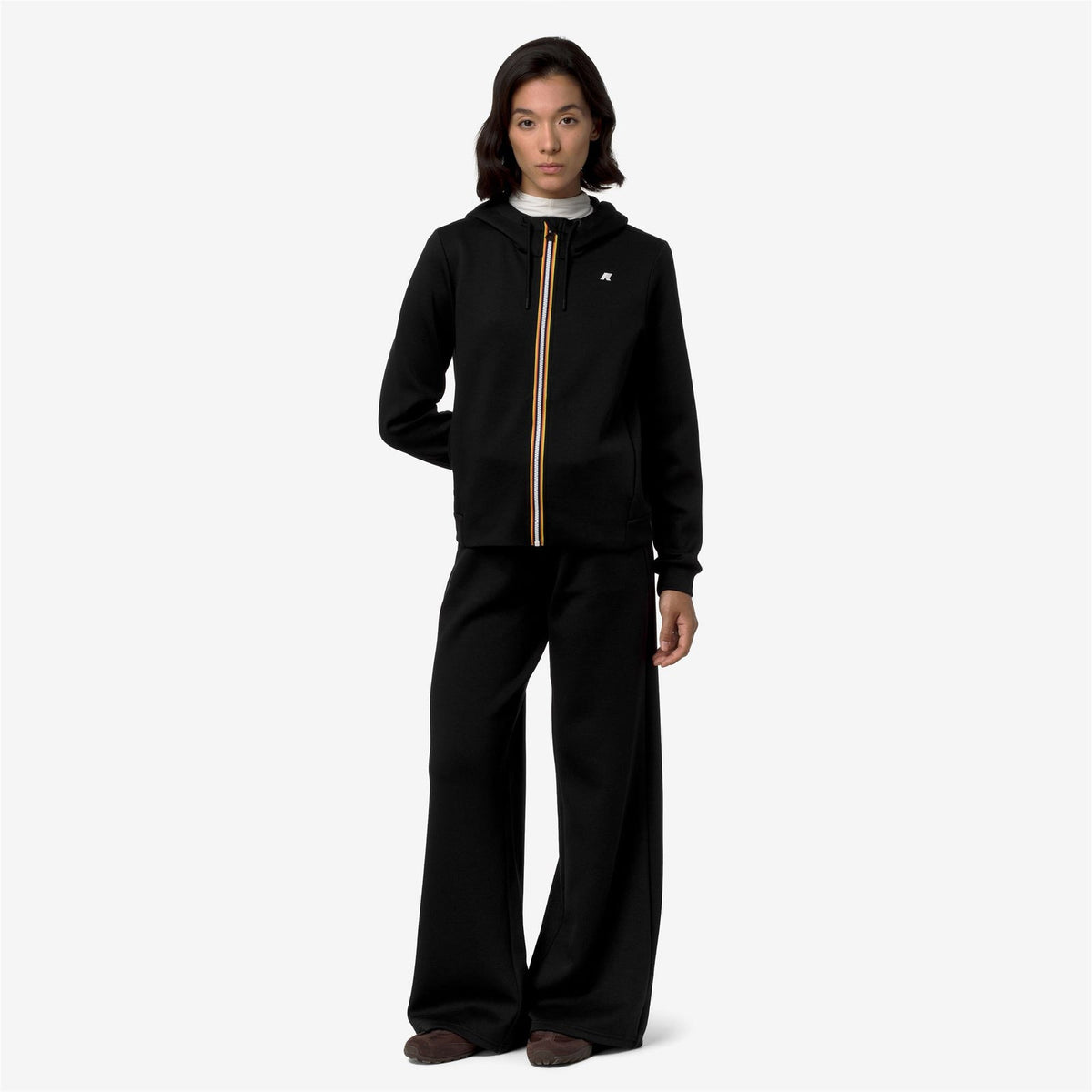 K-WAY Felpa Donna DEVA LIGHT SPACER K31453W Black Pure USY