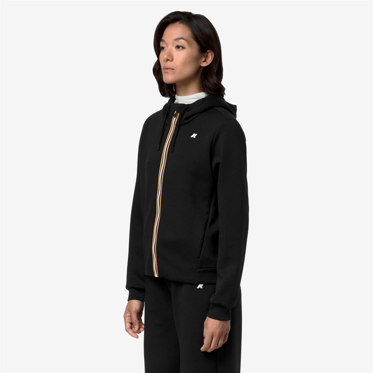 K-WAY Felpa Donna DEVA LIGHT SPACER K31453W Black Pure USY