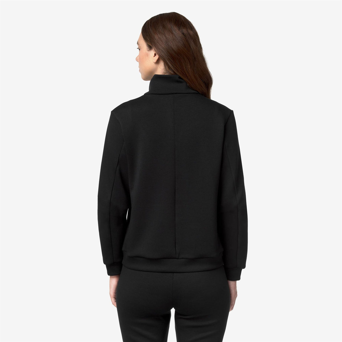 K-WAY Felpa Donna LOWENA LIGHT SPACER K3151EW Black Pure USY