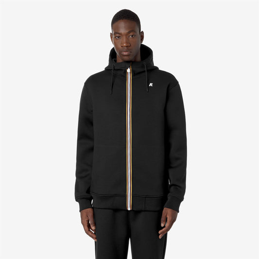 K-WAY Felpa Uomo RAINER SPACER K2141DW Black Pure USY