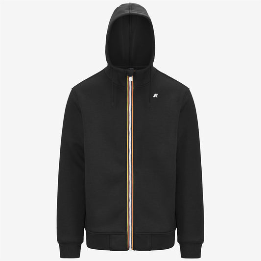 K-WAY Felpa Uomo RAINER SPACER K2141DW Black Pure USY