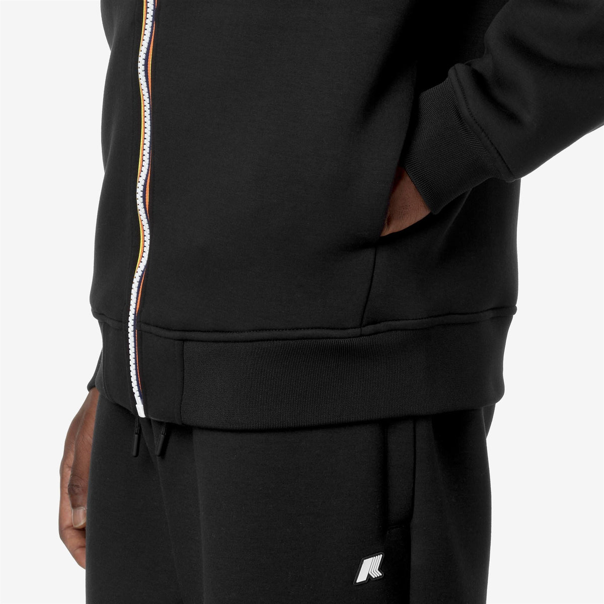 K-WAY Felpa Uomo RAINER SPACER K2141DW Black Pure USY