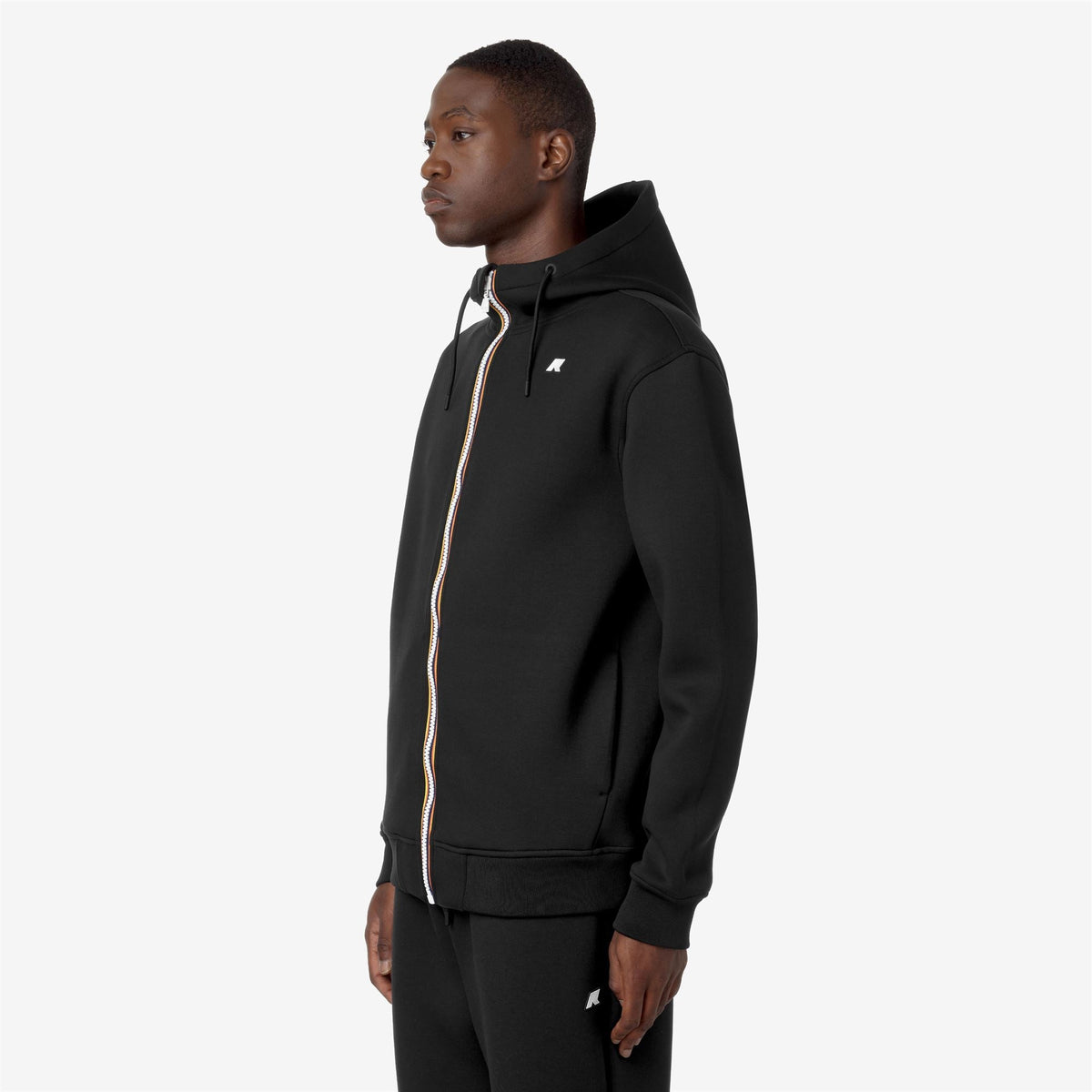 K-WAY Felpa Uomo RAINER SPACER K2141DW Black Pure USY