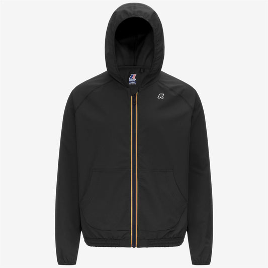 K-WAY Felpa Uomo SIA K8138RW Black Pure USY