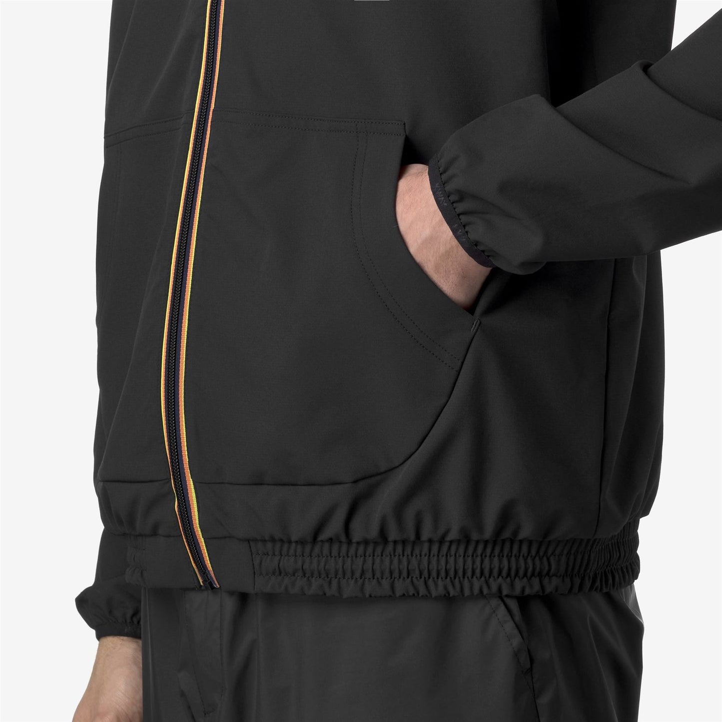 K-WAY Men's Sweatshirt SIA K8138RW Black Pure USY