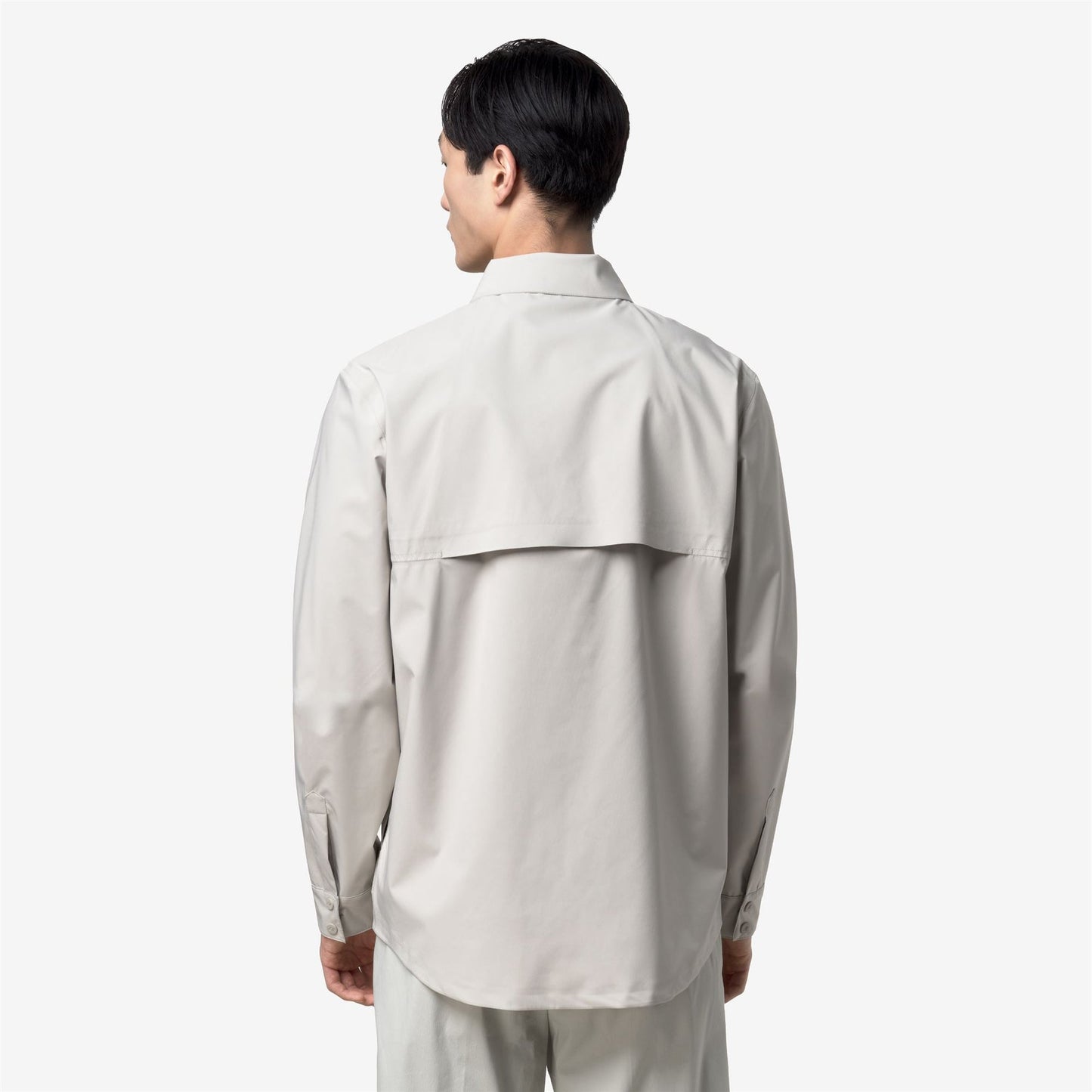 K-WAY Men's Overshirt Jacket UMBERT STRETCH 2LAYERS K5138MW Beige LT 634
