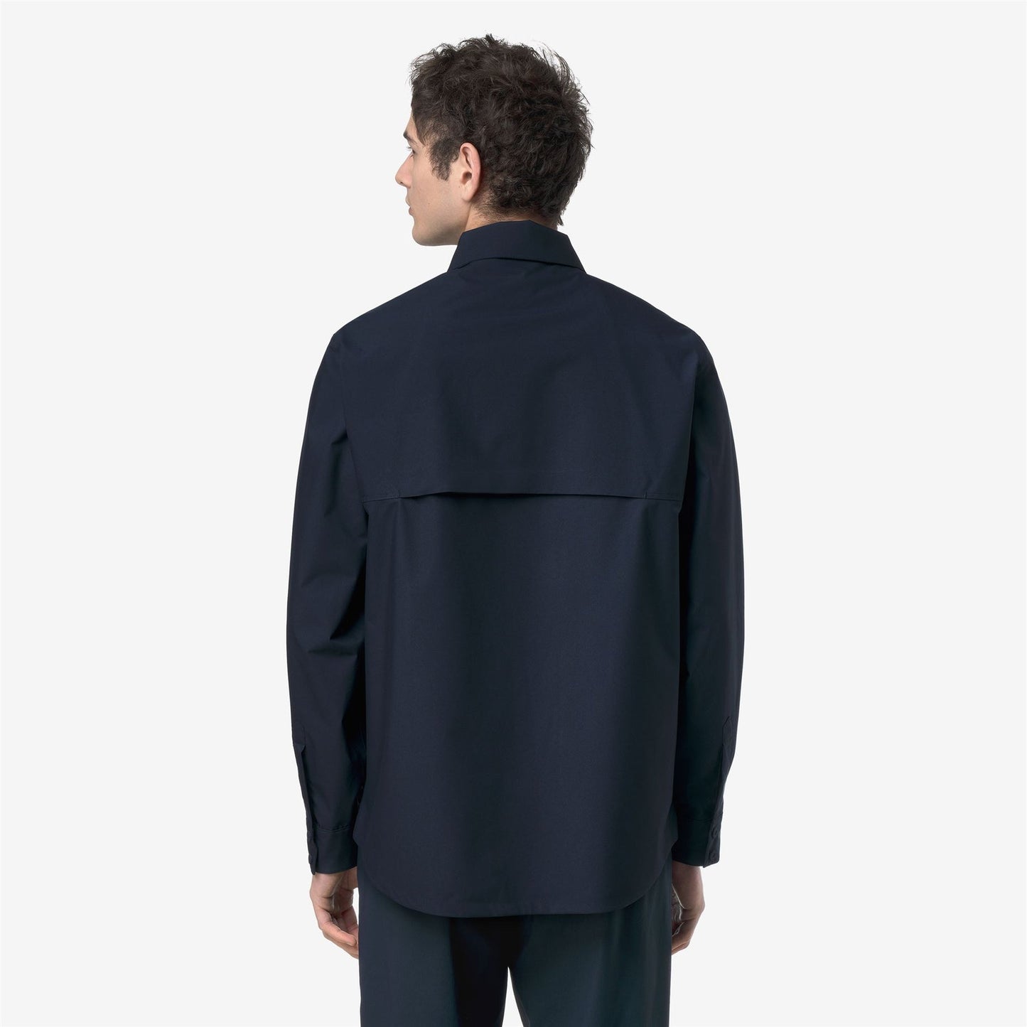 K-WAY Men's Overshirt Jacket UMBERT STRETCH 2LAYERS K5138MW Blue Depth 89