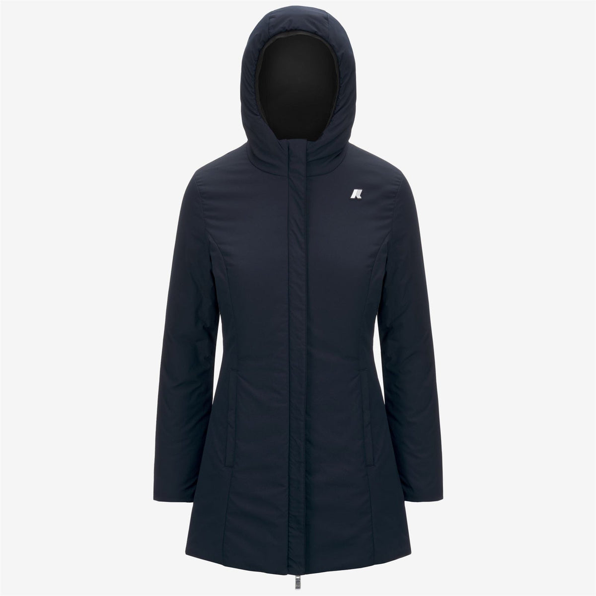 K-WAY Giaccone Donna DENISE ST WARM DOUBLE K6128UW Black Pure Blue Depht AC3