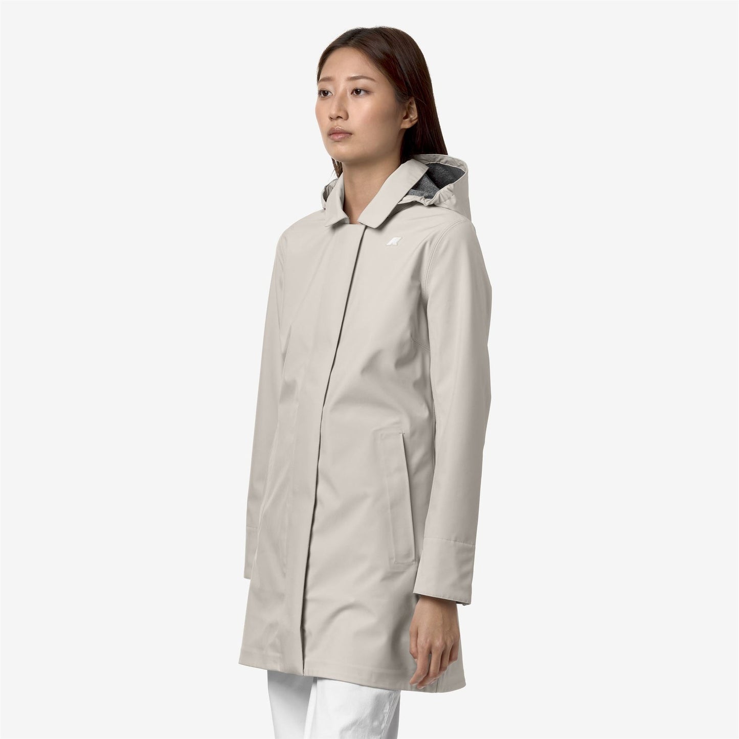 K-WAY Women's Jacket MATHY BONDED JERSEY K7127JW Beige 634 LT