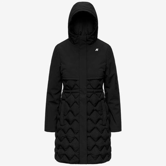 K-WAY Giaccone Donna SIPHELLE HYBRID WARM SHELL K8161EW Black Pure USY