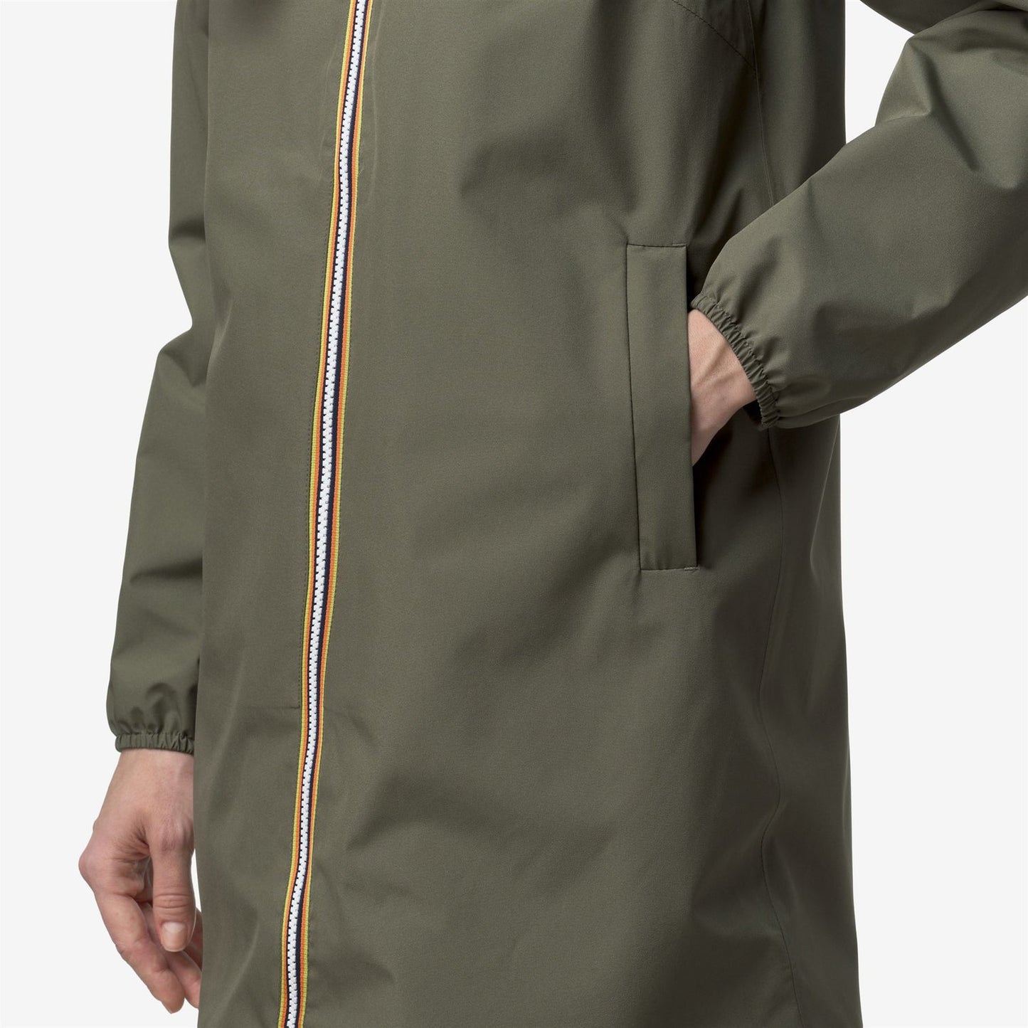 K-WAY Women's Jacket SOPHIE STRETCH POLY JERSEY K8133YW Green Lichen V15