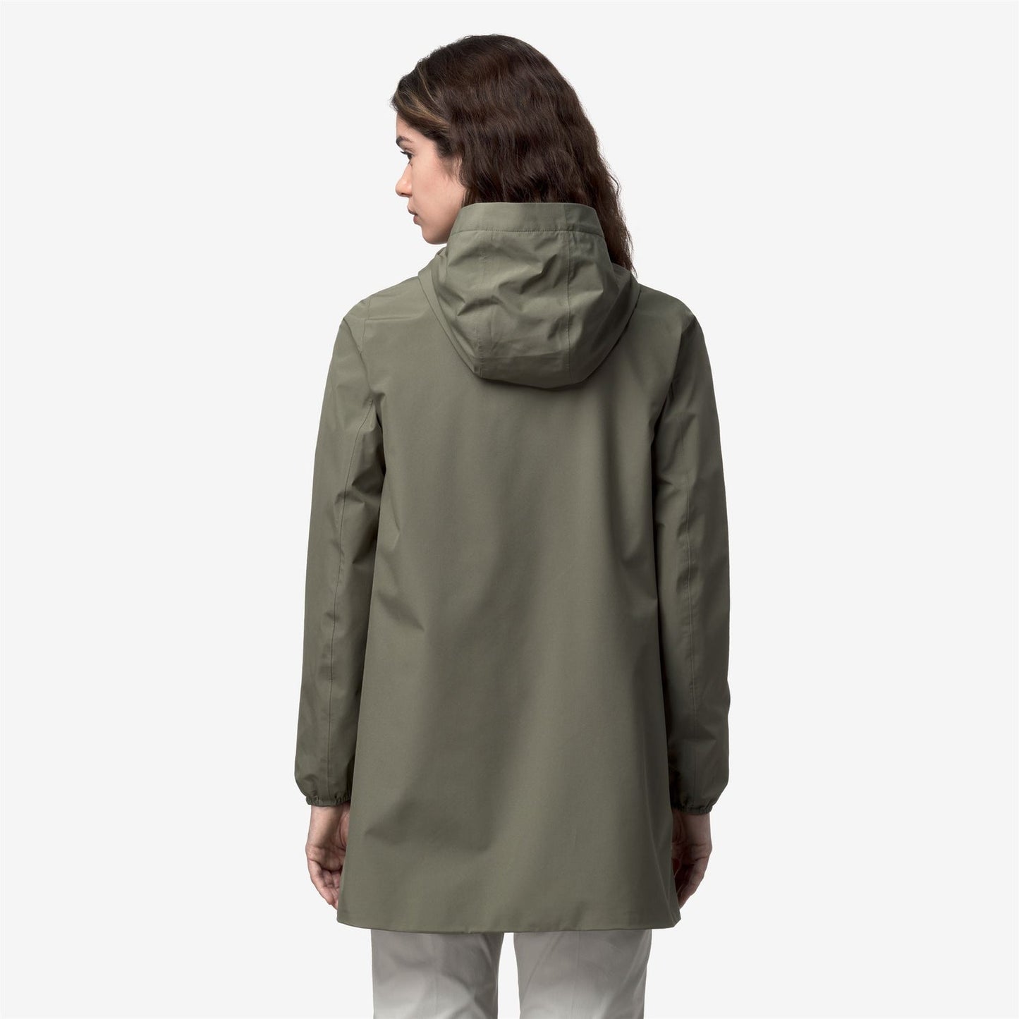 K-WAY Women's Jacket SOPHIE STRETCH POLY JERSEY K8133YW Green Lichen V15
