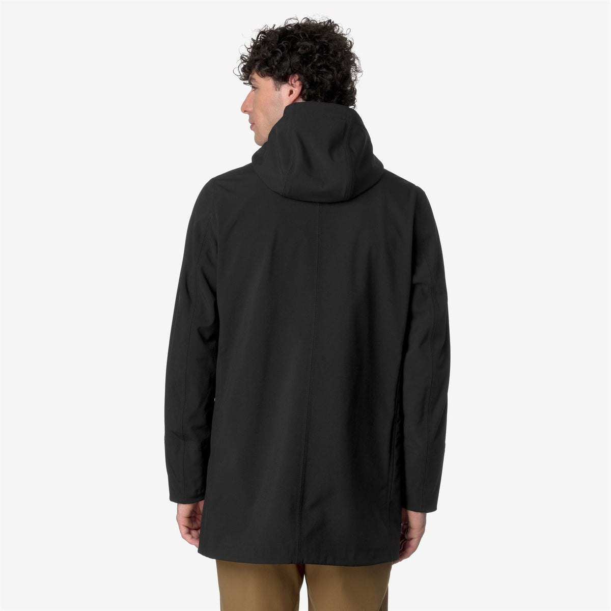 K-WAY Giaccone Uomo MARLYN BONDED K7126UW Black Blue Depth AC3