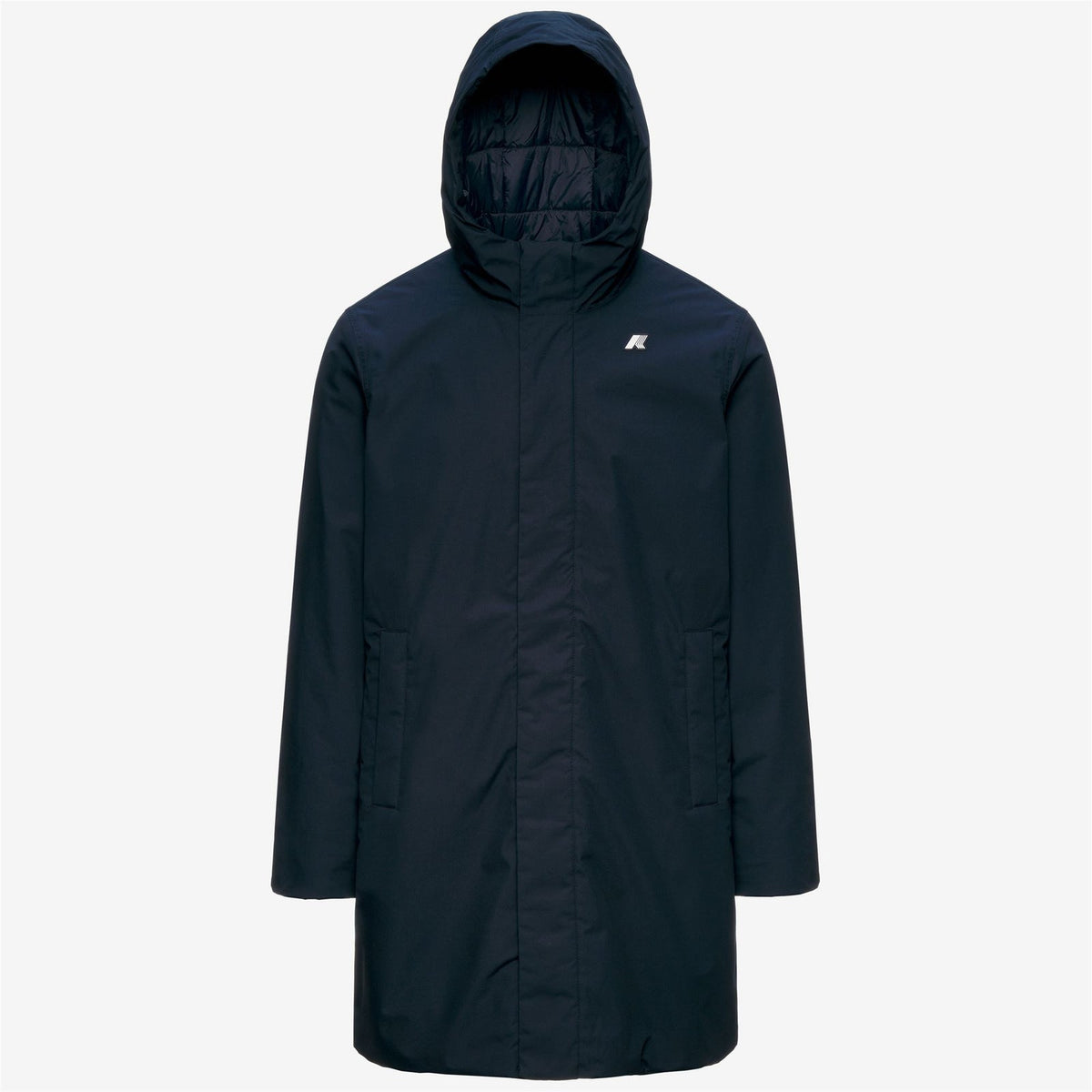 K-WAY Giaccone Uomo THOMAS WARM MICRO CANVAS K4157FW Blue Depht K89
