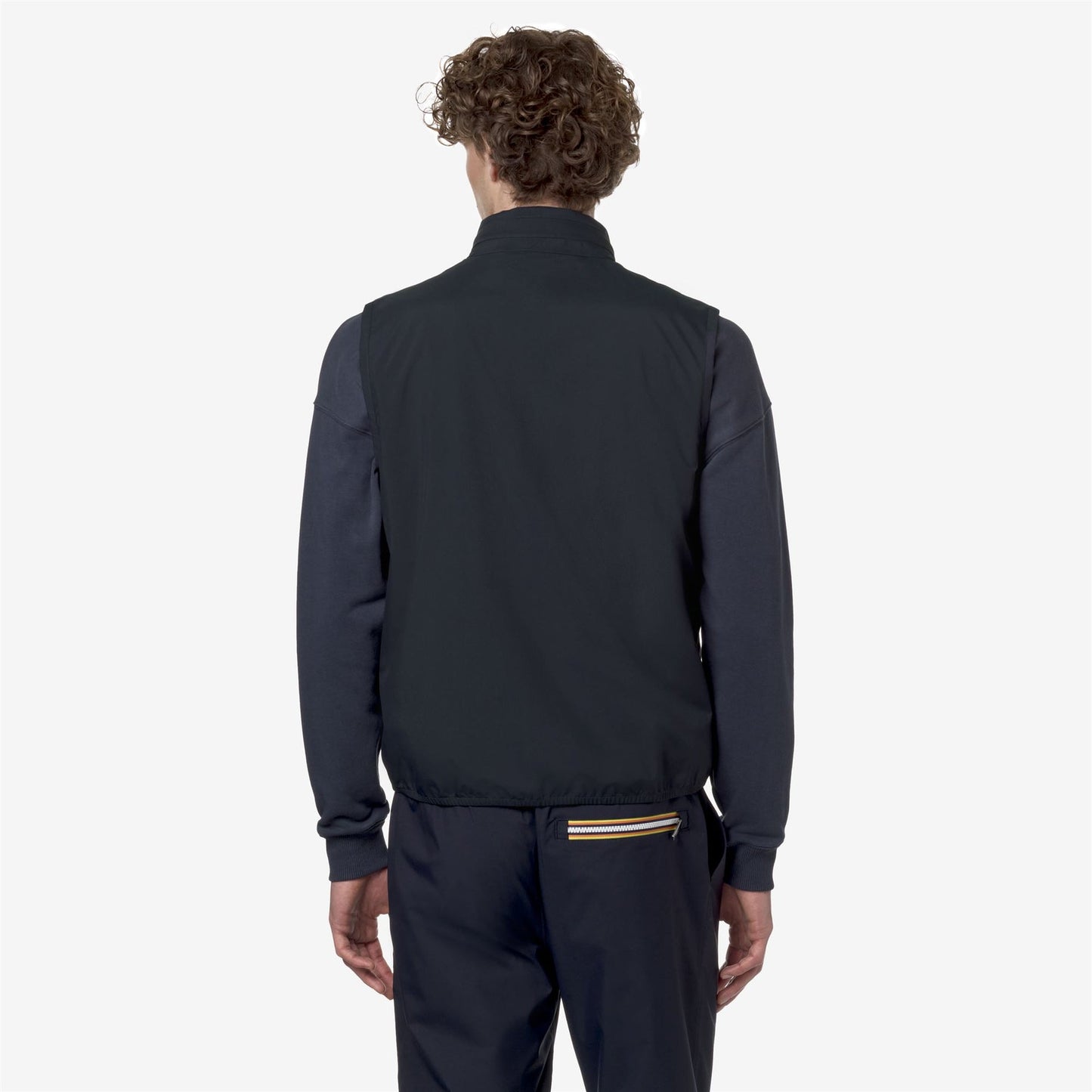 K-WAY Men's Gilet VALEN STRETCH NYLON JERSEY K3123TW Blue Depth K89