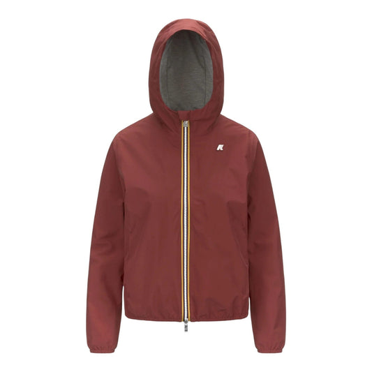K-WAY Women's Jacket LILY STRETCH POLY JERSEY K8138QW Red Brownish WNM