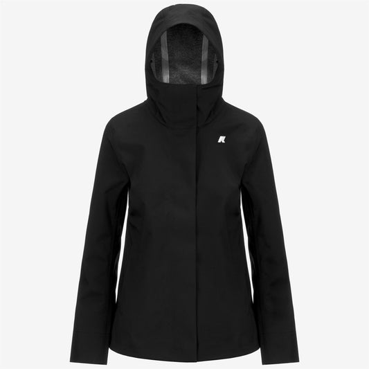 K-WAY Giubbino Donna MADALINA BONDED JERSEY K3137GW Black Pure USY